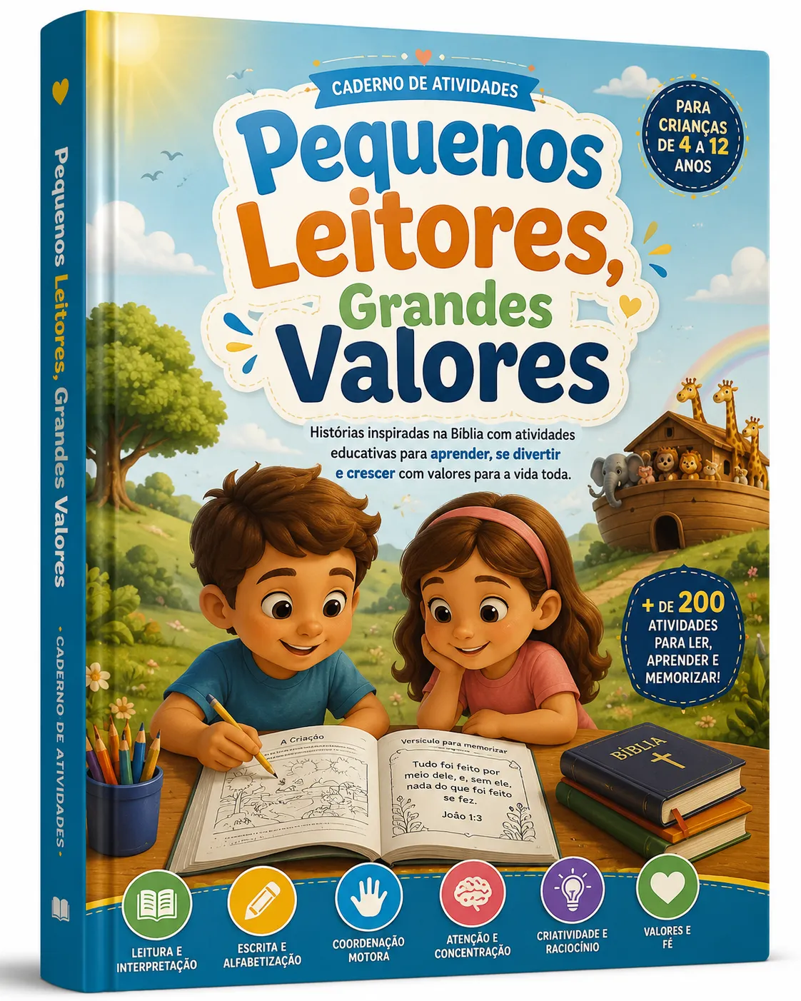 Caderno Pequenos Leitores, Grandes Valores